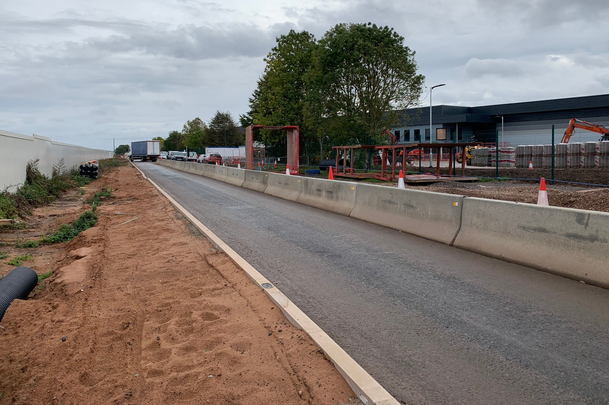 barriers in road