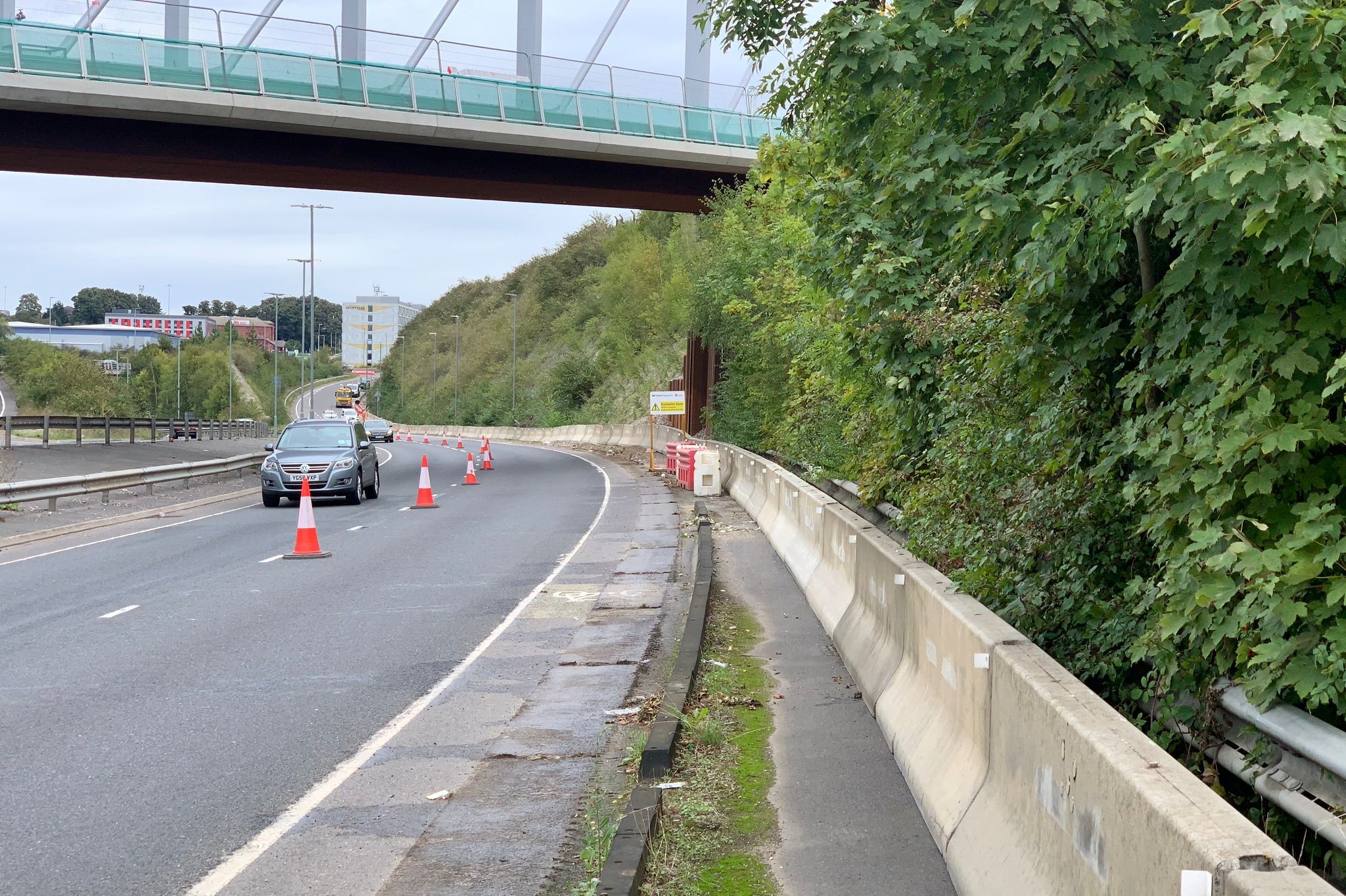 cones in road