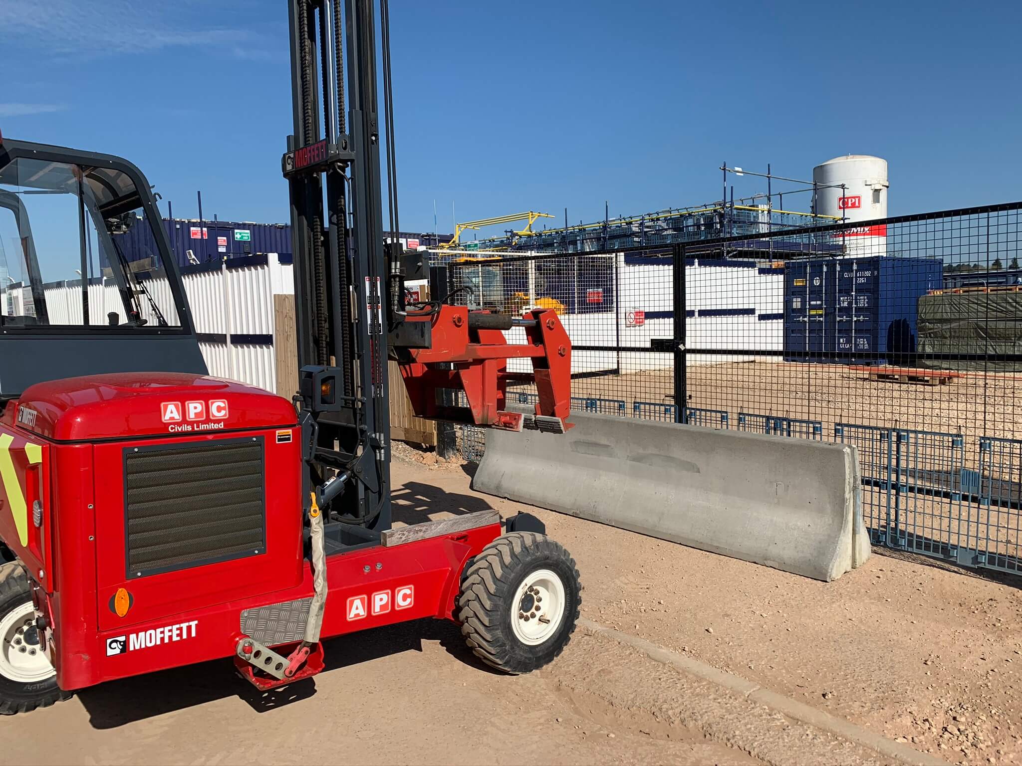 forklift lifting barrier